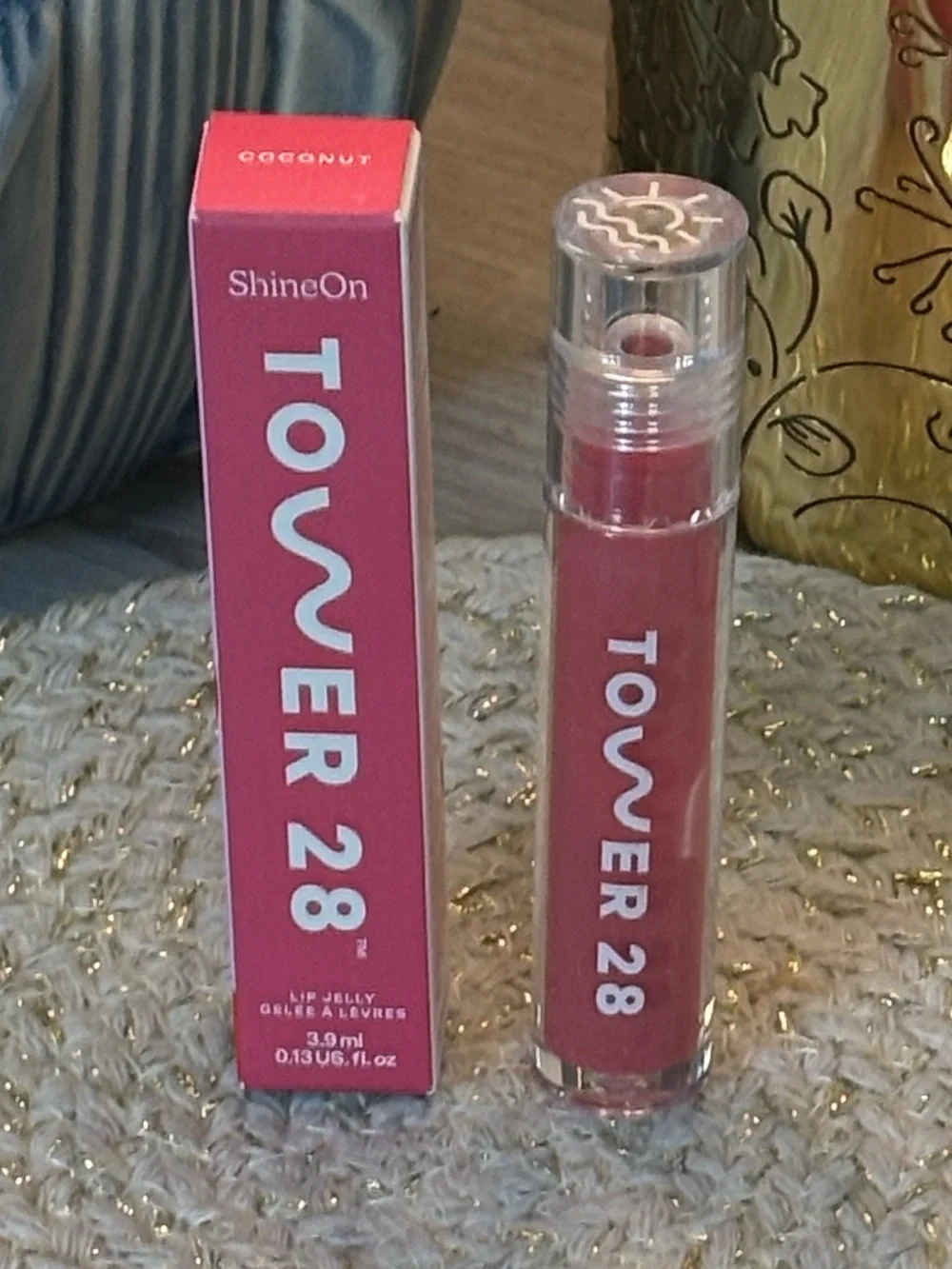 Tower 28 Tinted Shine-On Lip Jelly, Coconut 3.9ml